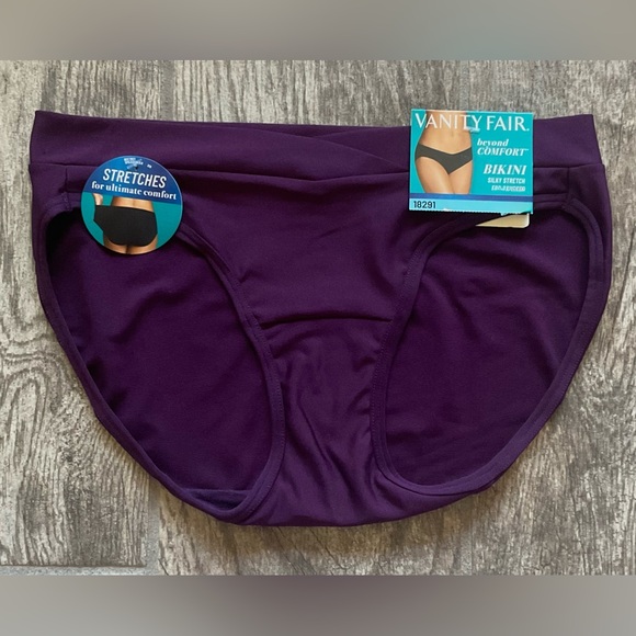 Vanity Fair Beyond Comfort Slip - Mutandine Intimo Donna, Cintura Seamless, Microfibra Morbida